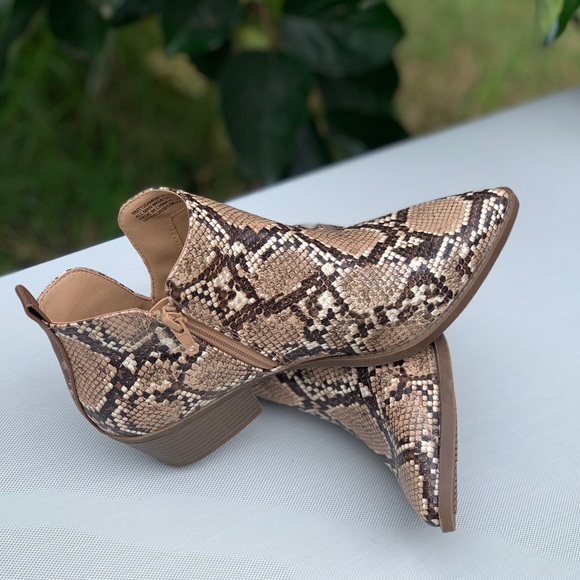 Women’s Snakeskin Western Boots Fashion Shoes New - Picture 10 of 14